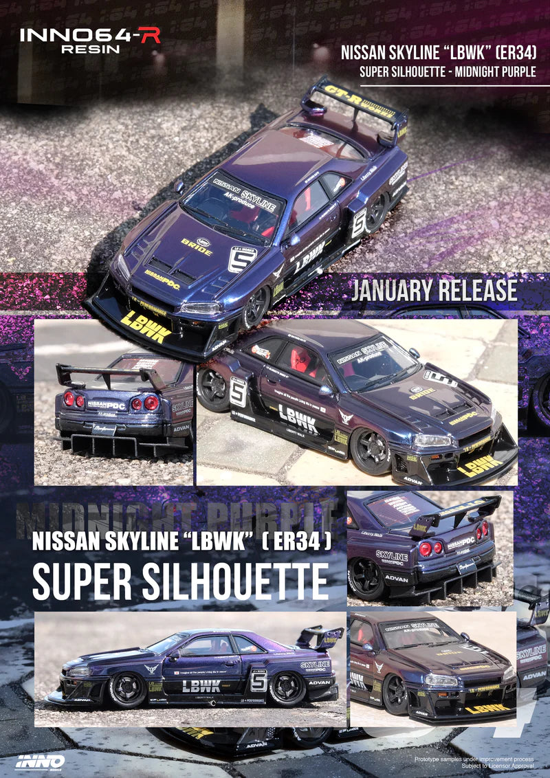 Nissan Skyline LBWK R34 Silhouette SET – dreamztworeality