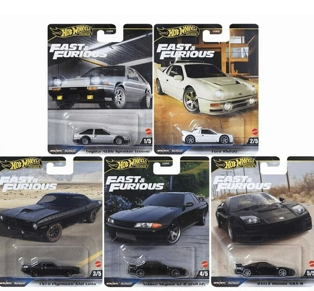 Hot Wheels 1:64 Fast & Furious Premium 2024 E