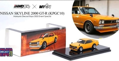 1:64 Nissan Skyline 2000 GTR Malaysia Exclusive Orange
