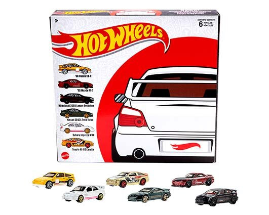 Hot Wheels 1:64 Japanese Culture Theme MultiPack 6-Car Set