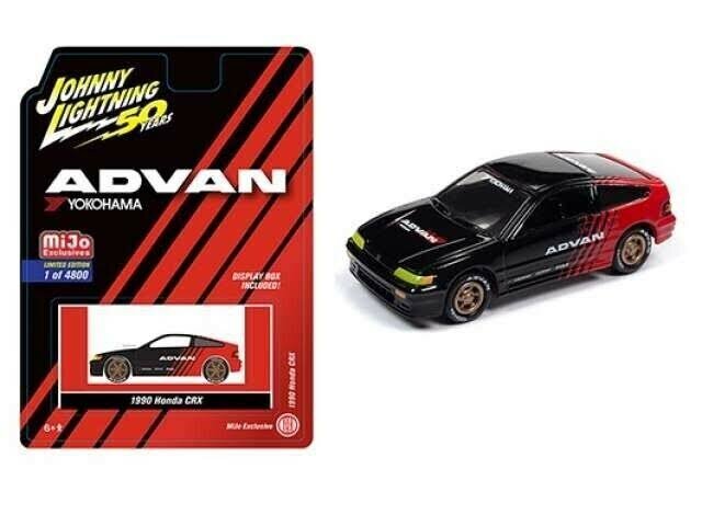 Johnny Lightning Honda CRX 1990 Yokohama Advan