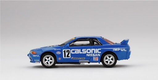 Mini GT 1:64 Nissan GTR R32 Japan Calsonic 1990