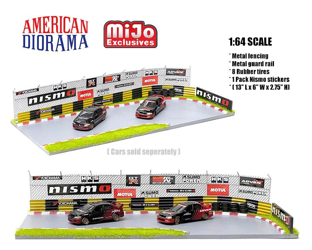 American Diorama 1:64 Mijo Exclusive Racetrack Diorama