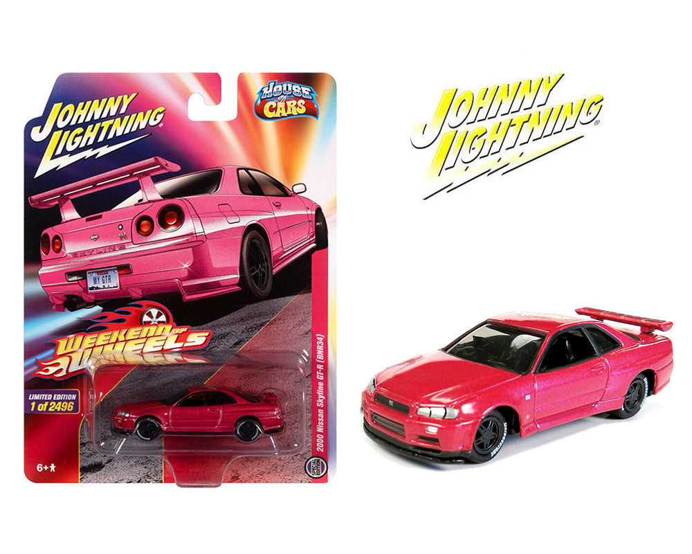 2000 Nissan Skyline GTR R34 Pink