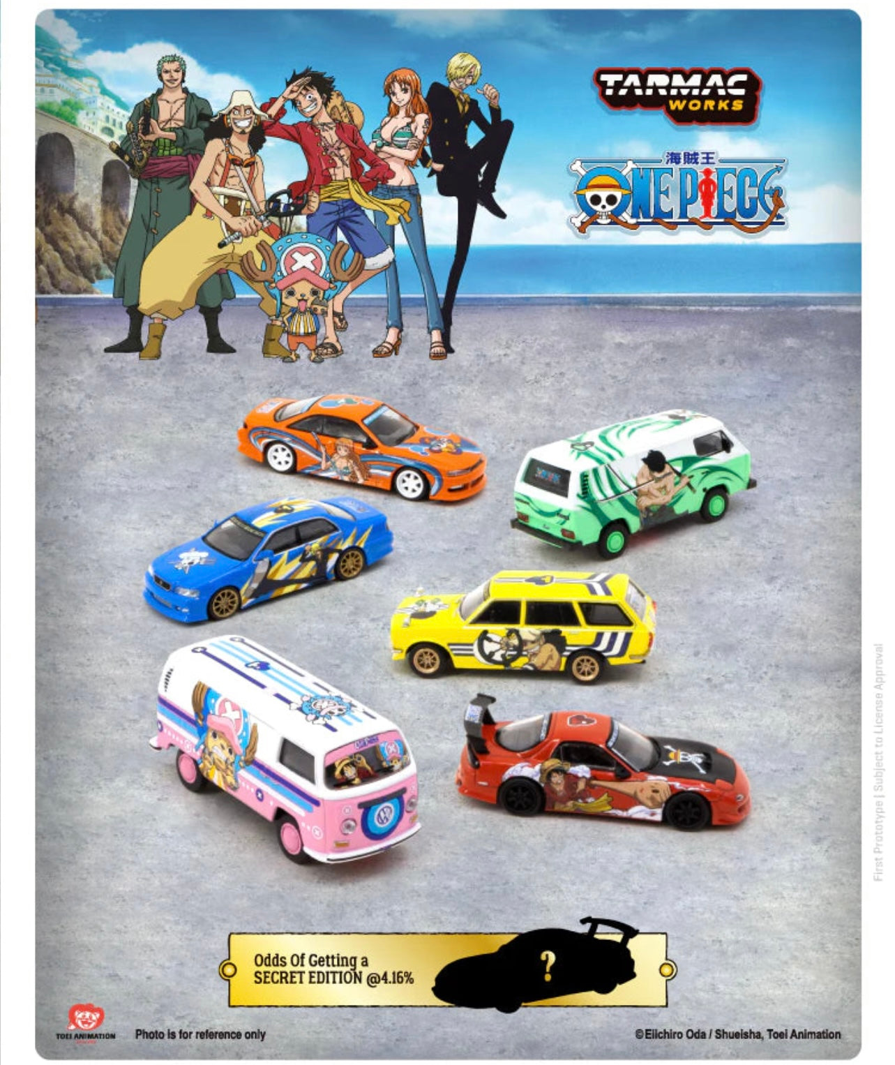Tarmac works x One Piece (RANDOM)