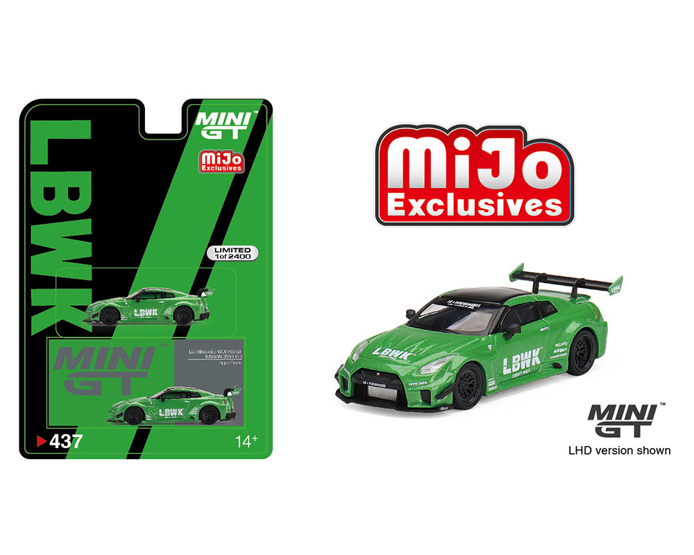 1:64 LB-Silhouette WORKS GT NISSAN 35GT-RR Ver.2 Apple Green