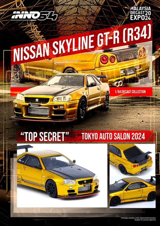 1:64 Top Secret Nissan Skyline GT-R R34 2024 Exclusive