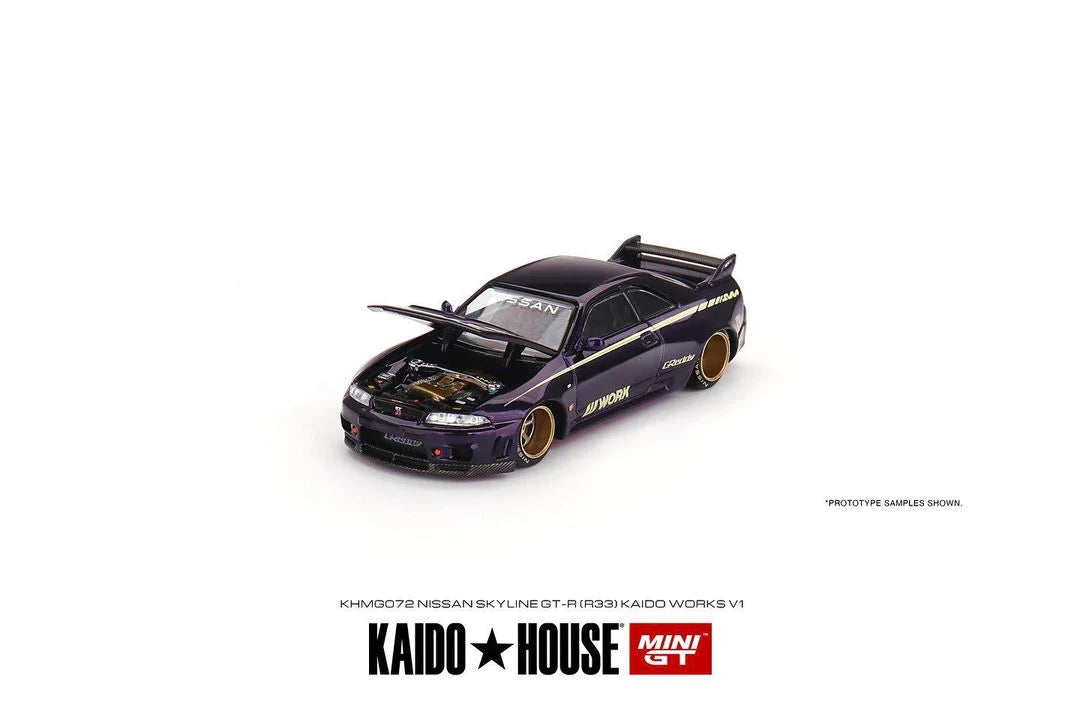 R33 GTR Kaido House 1:64 Purple