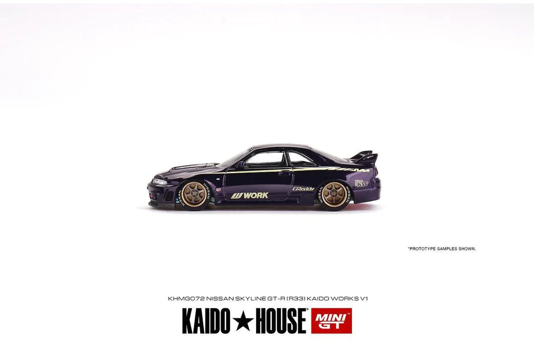 R33 GTR Kaido House 1:64 Purple
