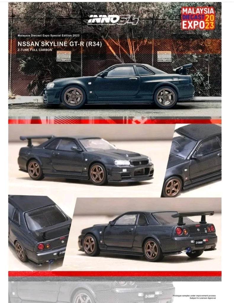 1:64 R34 GTR Carbon Malaysia Exclusive