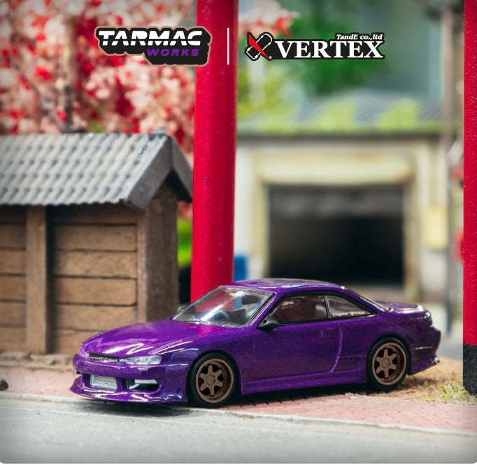 1:64 Vertex Nissan Silvia S14 Purple