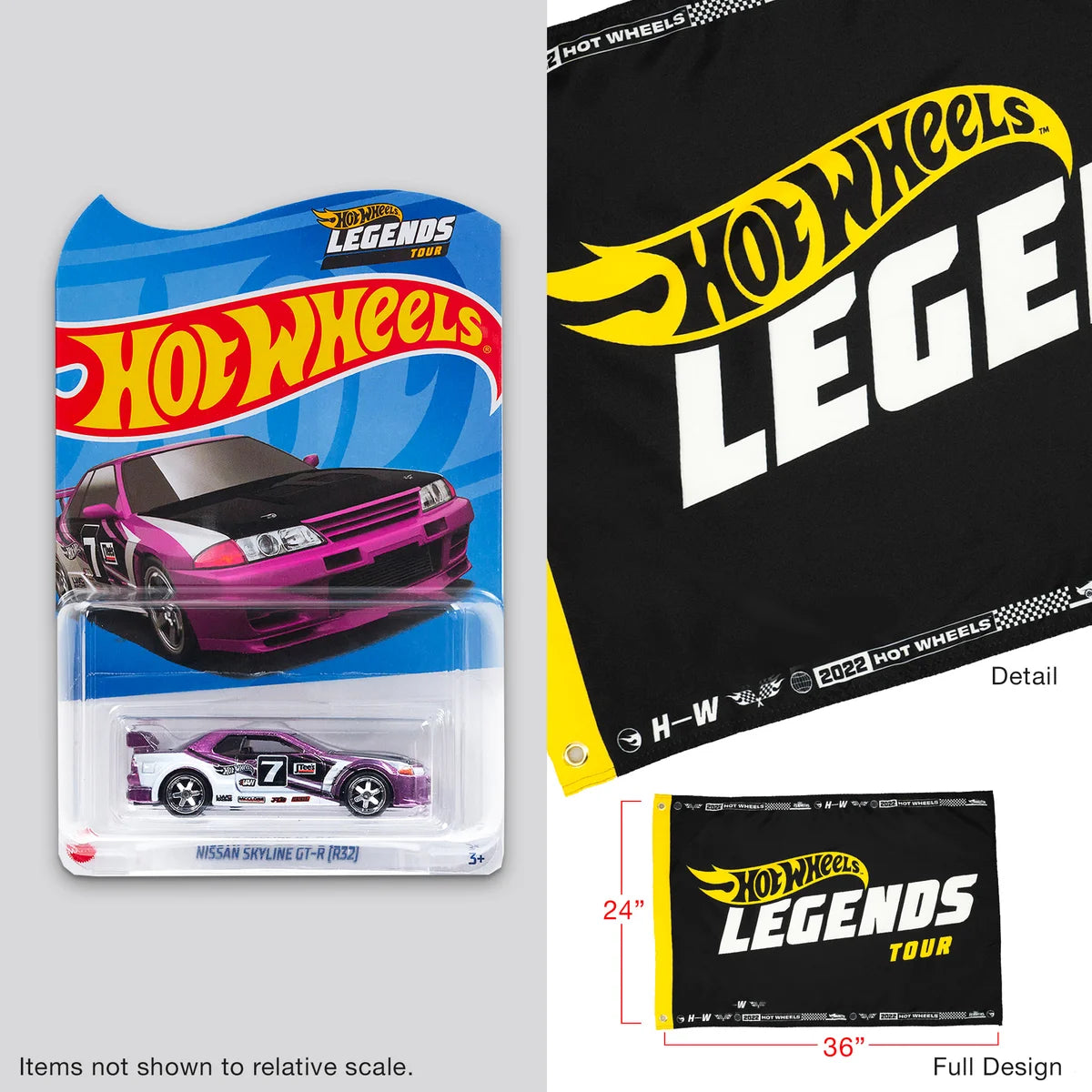 Hot wheels Legends Tour R32 (FLAG NOT INCLUDED)