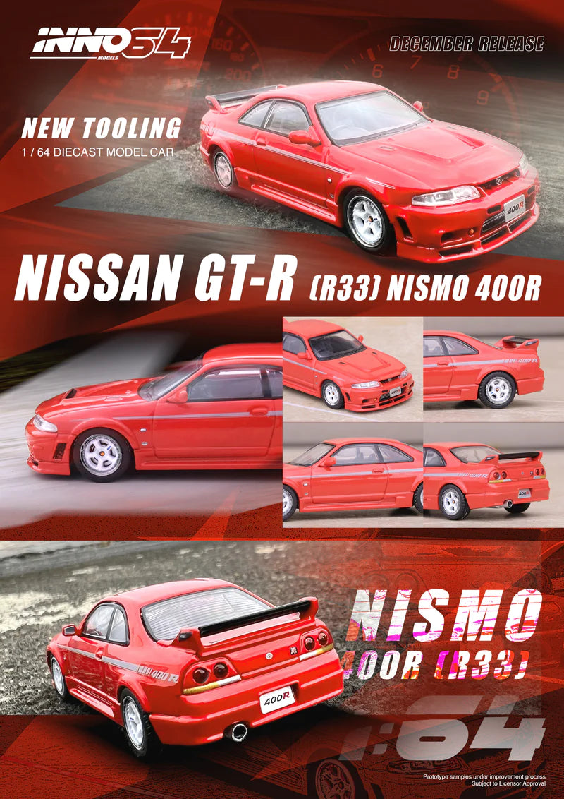 Nissan Skyline GT-R 33 Nismo 400R Red