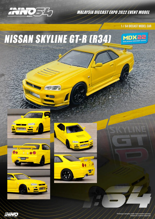 Nissan Skyline GTR R34 Malaysia Yellow