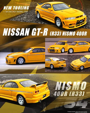 Nissan Skyline GT-R 33 Nismo 400R Yellow
