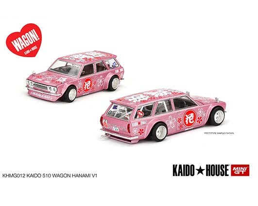1:64 Datsun Kaido 510 Wagon Hanami V1 Pink