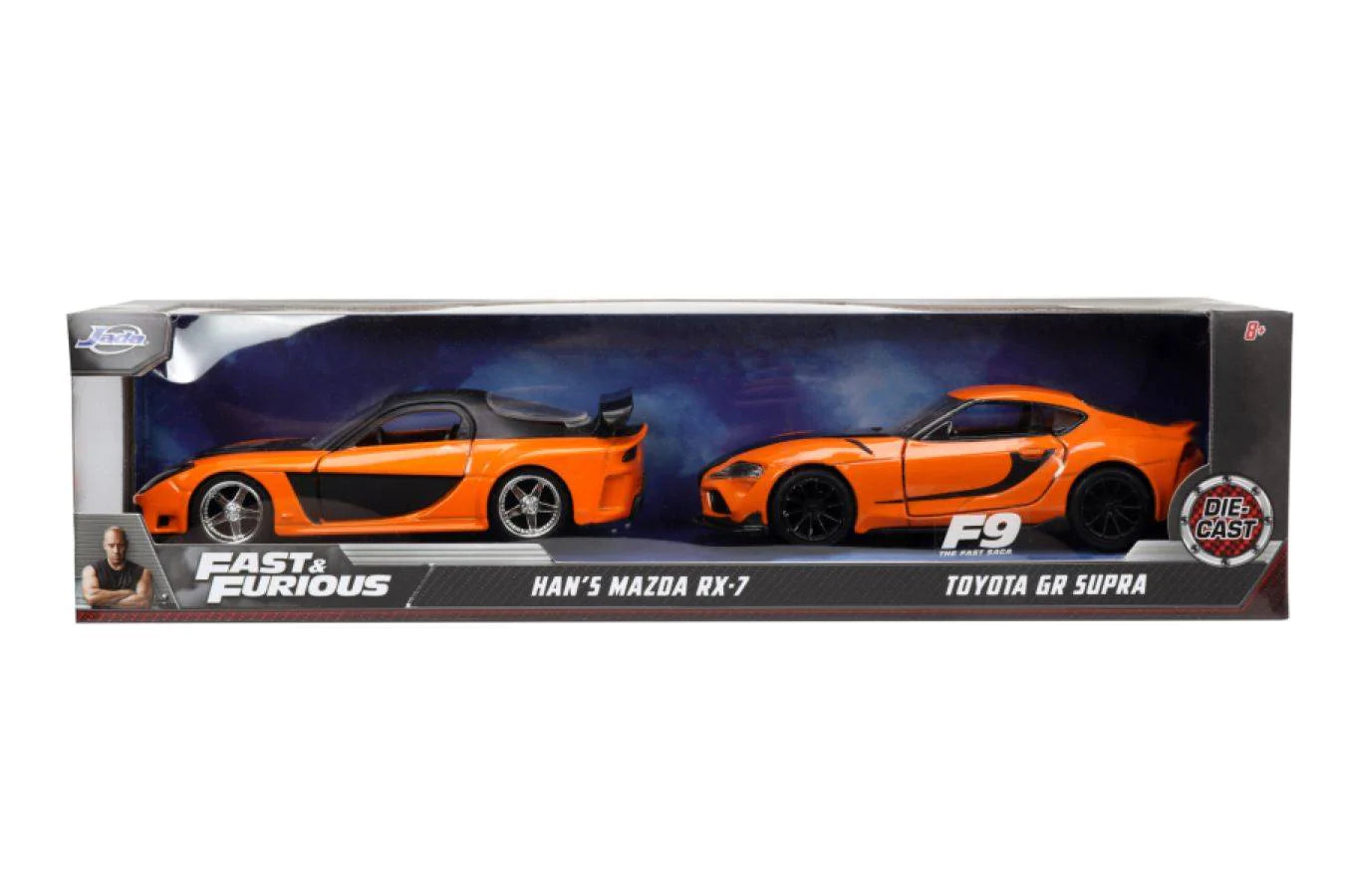 Fast & Furious - Han's Mazda RX-7 & Toyota GR 1:32 Scale 2-Pack